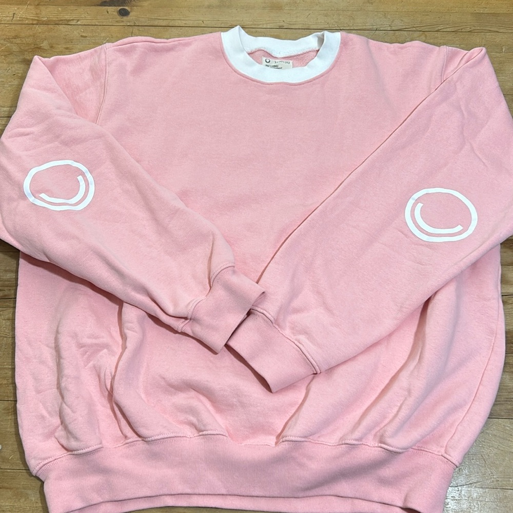 For Days Organic Cotton Pink Sweatshirt M